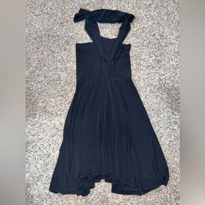 Jockey Black Wrap/Tie Dress XXS/XS Flowy Sleeveless